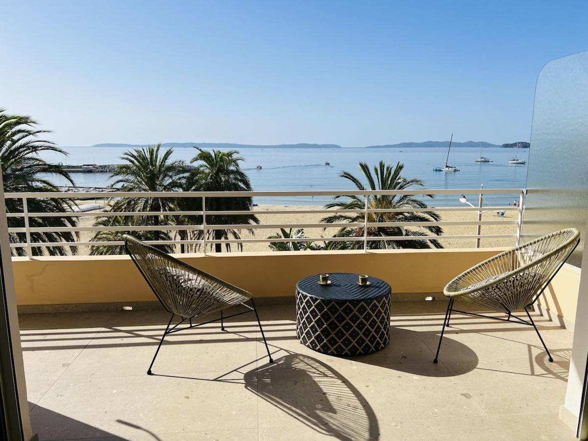 Appartement T3 Lumineux Traversant Totalement Neuf En Face De La Plage Front De Mer Vue Sur Les Iles Vue Mer Panoramique Assuree Residence De La Plage Centre Ville Du Lavandou 3Eme Etage Avec Ascenseur Appartement T3 Le Lavandou Extérieur photo